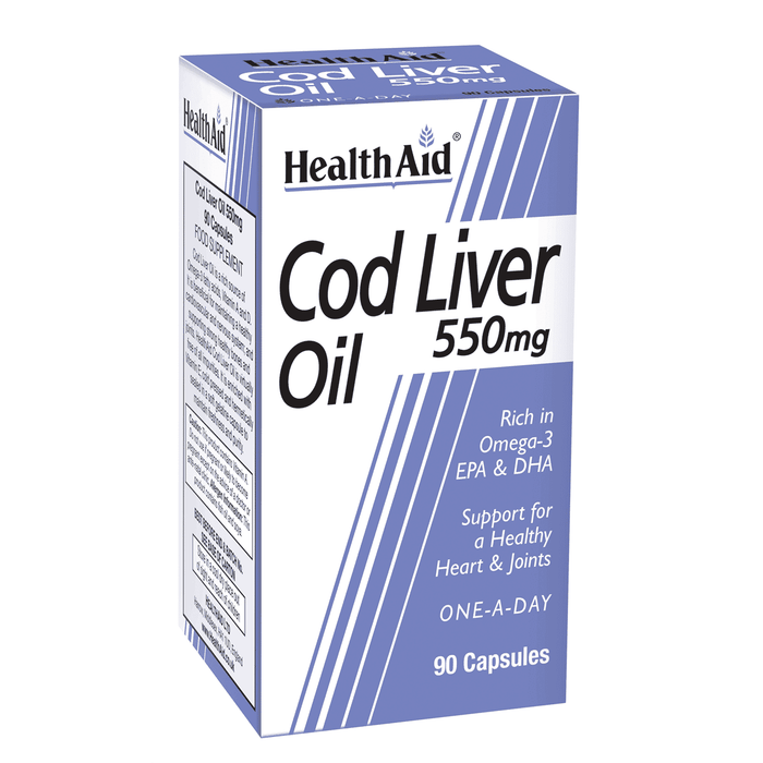 Health Aid Cod Liver Oil 550mg 90s