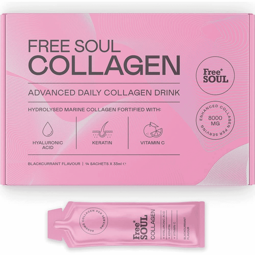 Free Soul Collagen Advanced Daily Collagen Drink 14 Sachets - Dennis the Chemist