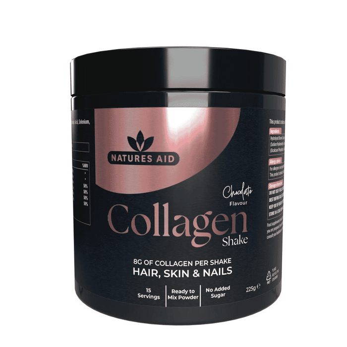Natures Aid Collagen Shake Chocolate Flavour 225g