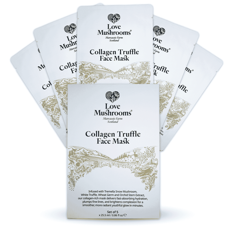 Love Mushrooms Collagen Truffle Face Mask 5 Pack