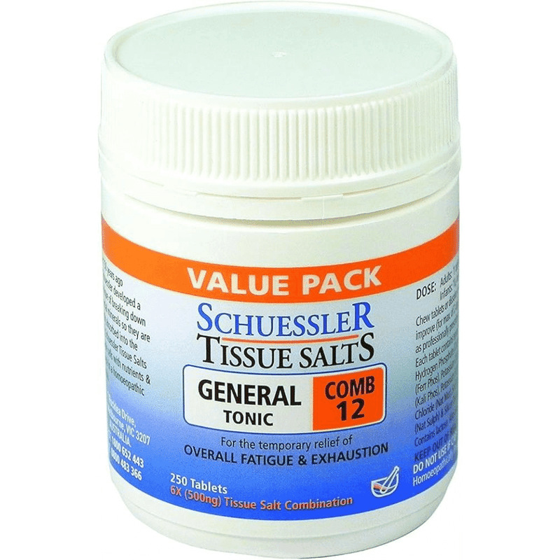 Schuessler Combination 12 250 tablets