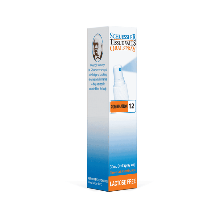Schuessler Combination 12 Oral Spray LACTOSE FREE 30ml