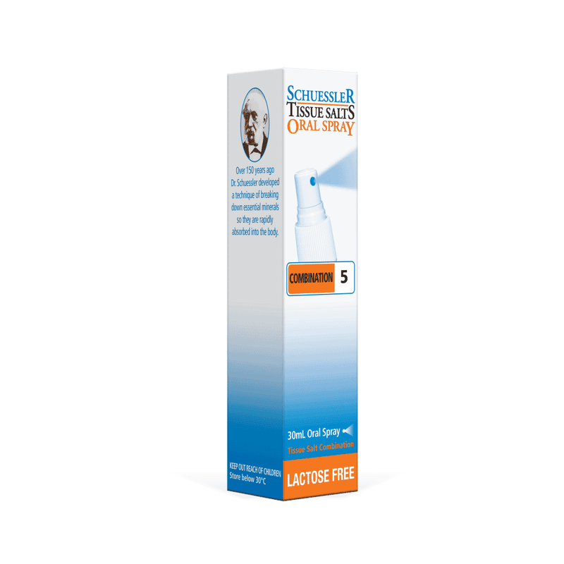 Schuessler Combination 5 Oral Spray LACTOSE FREE 30ml