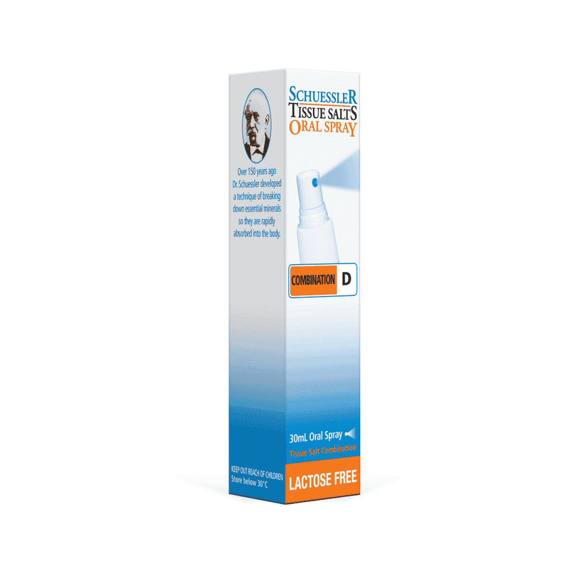 Schuessler Combination D Oral Spray LACTOSE FREE 30ml