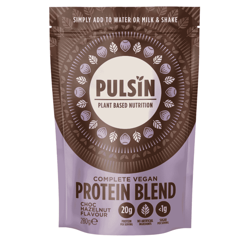 Pulsin Complete Vegan Protein Blend Choc Hazelnut Flavour 280g