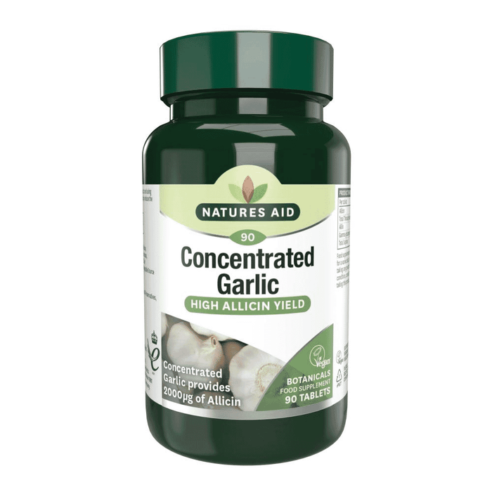 Natures Aid Concentrated Garlic (High Allicin Yield) 90s