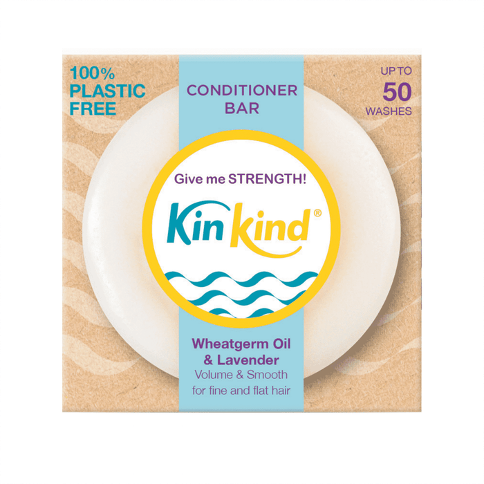 KinKind Conditioner Bar Wheatgerm Oil & Lavender 40g