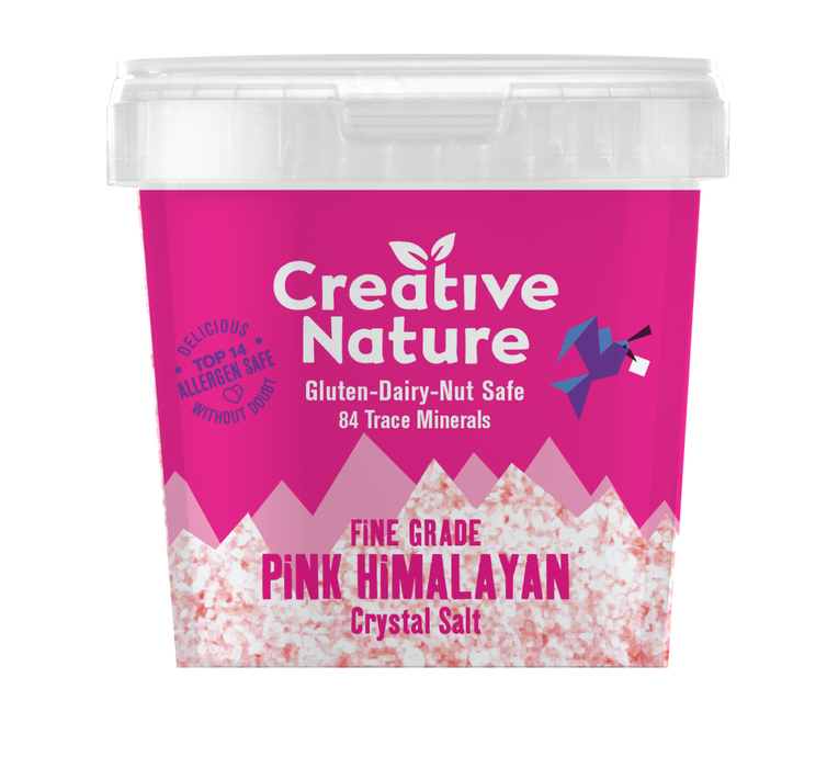 Creative Nature Pink Himalayan Crystal Salt (Fine Grade) 300g