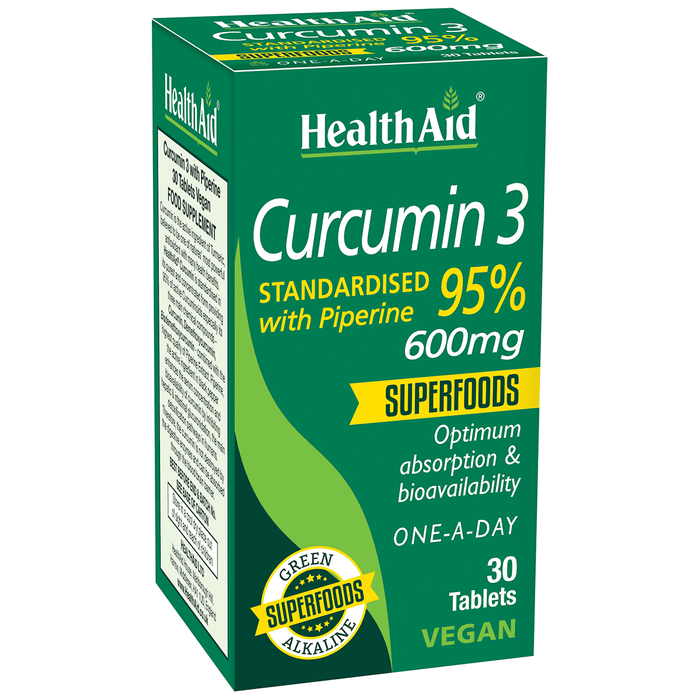 Health Aid Curcumin 3 600mg 30s