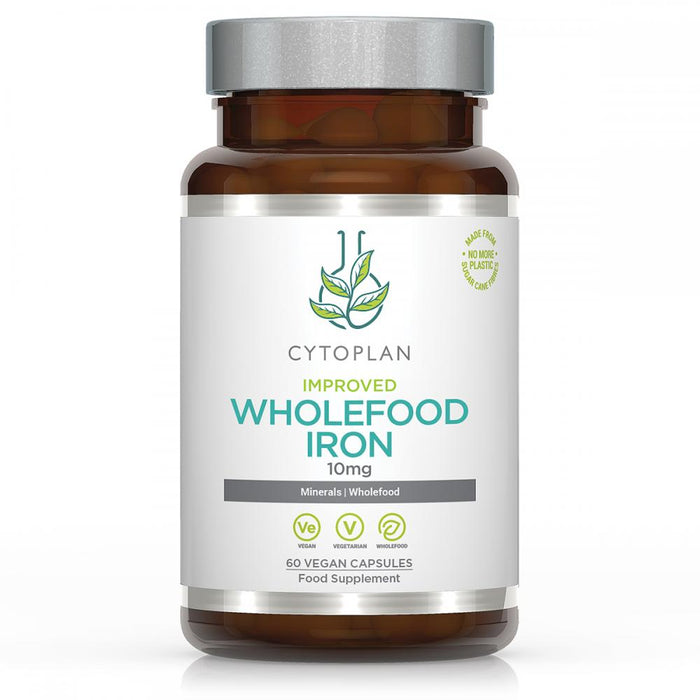 Cytoplan Wholefood Iron 10mg (formerly 5mg) 60's - Dennis the Chemist