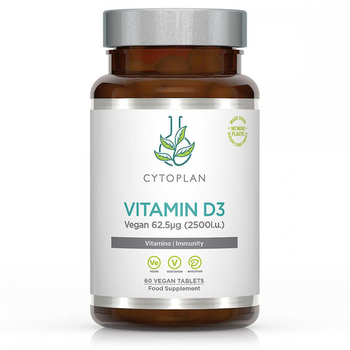 Cytoplan Vitamin D3 Vegan 62.5ug  60's - Dennis the Chemist