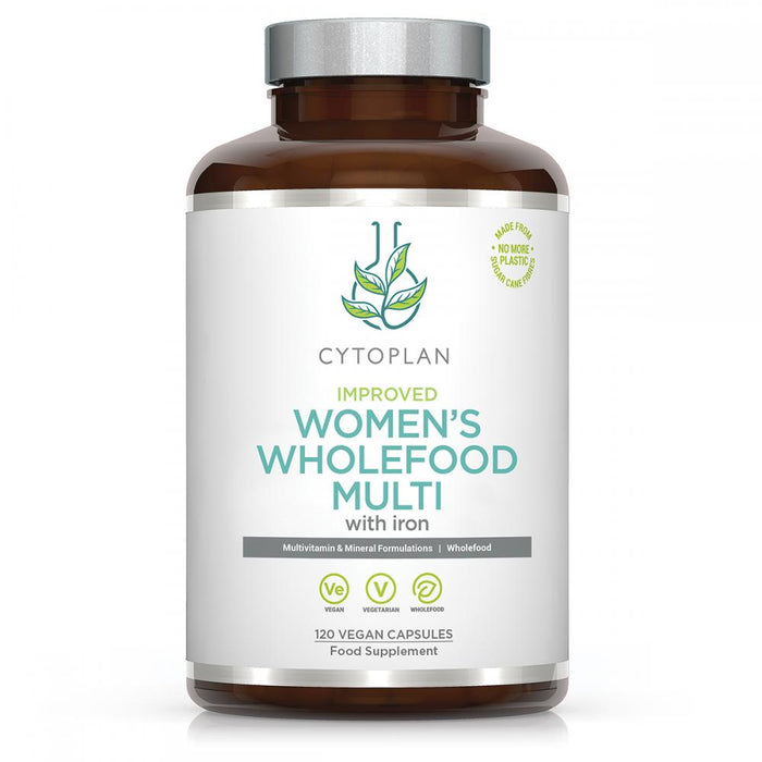 Cytoplan Women's Wholefood Multi with Iron 120s - Dennis the Chemist