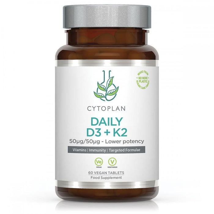 Cytoplan Daily D3 + K2 60's - Dennis the Chemist