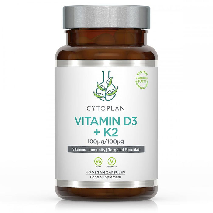 Cytoplan Vitamin D3 + K2 (Vegan) 60's - Dennis the Chemist