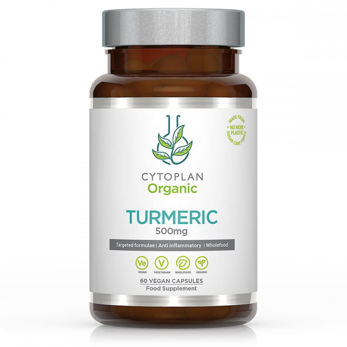 Cytoplan Organic Turmeric 500mg 60's