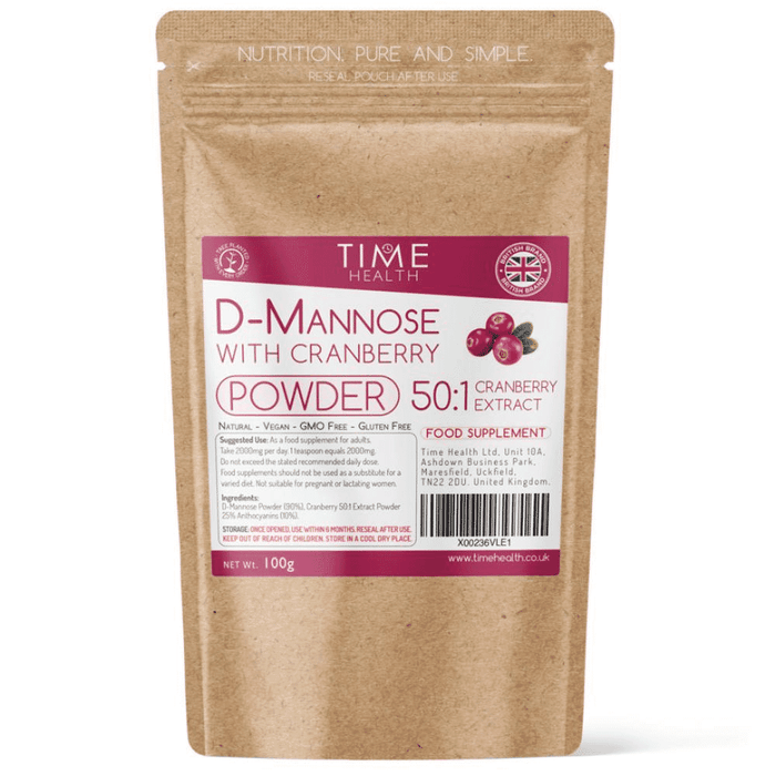 Time Health D-Mannose with Cranberry 100g