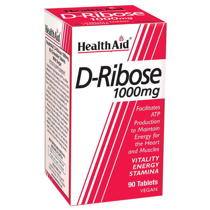 Health Aid D-Ribose 1000mg 90s