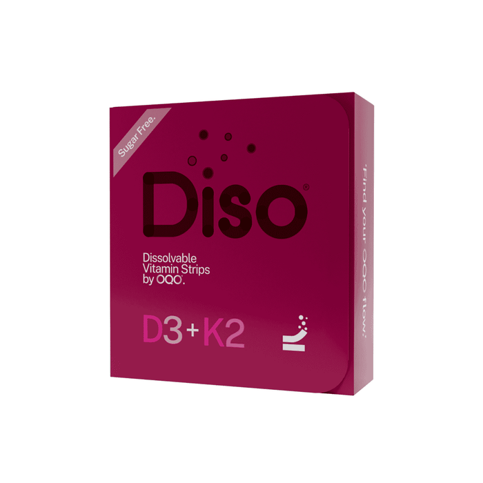 Diso D3+K2 Dissolvable Vitamin Strips 30s