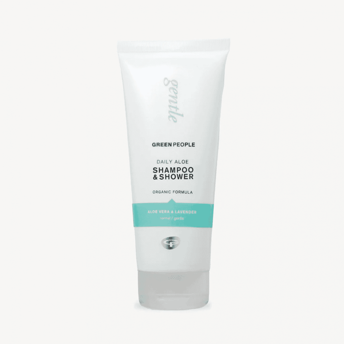 Green People Daily Aloe Shampoo & Shower Aloe Vera & Lavender (Gentle) 200ml