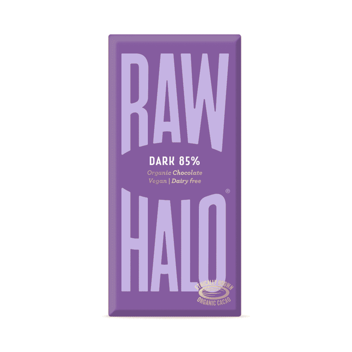 Raw Halo Dark 85% Organic Chocolate Vegan 70g