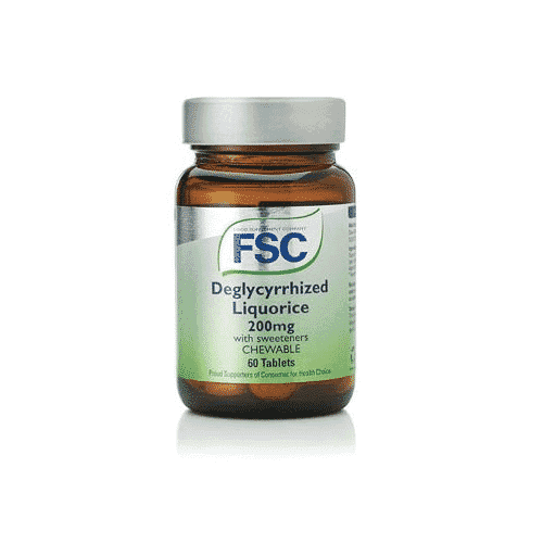 FSC (The Food Supplement Company) Deglycyrrhized Liquorice 200mg 60s