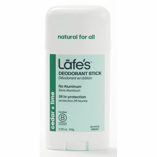 Lafe's Deodorant Stick Cedar + Lime 64g