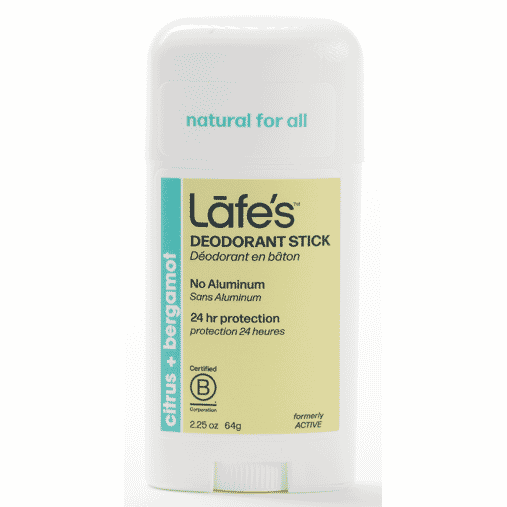 Lafe's Deodorant Stick Citrus + Bergamot 64g
