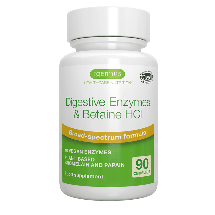 Igennus Digestive Enzymes & Betaine HCl 90s