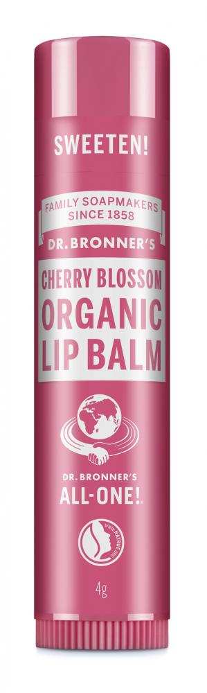 Dr Bronner's Magic Soaps Cherry Blossom Organic Lip Balm 4g - Dennis the Chemist