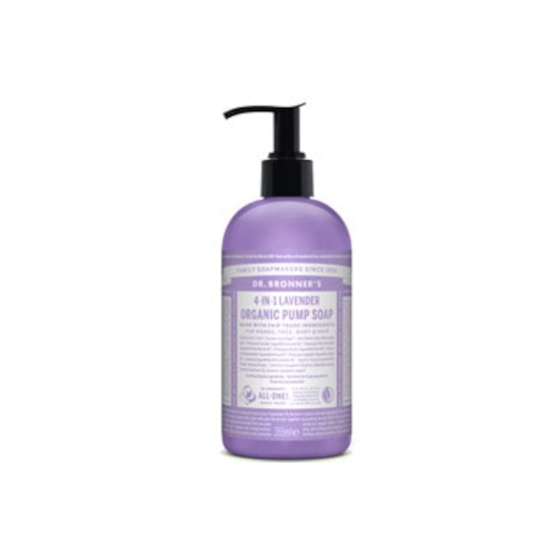Dr Bronner's Magic Soaps 4-In-1 Lavender Organic Pump Soap 355ml - Dennis the Chemist