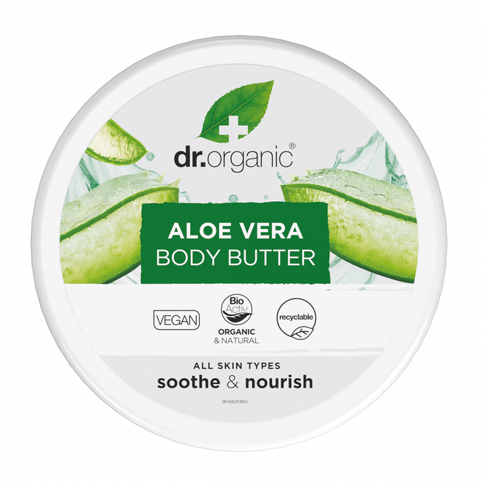 Dr Organic Aloe Vera Body Butter 200ml - Dennis the Chemist