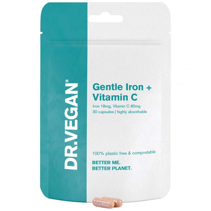 DR VEGAN Gentle Iron + Vitamin C 30's - Dennis the Chemist
