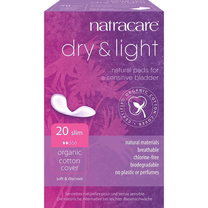 Natracare Dry & Light Natural Pads For A Sensitive Bladder 20s Slim