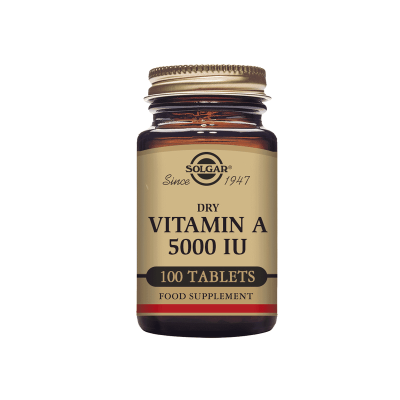 Solgar Dry Vitamin A 5000iu 100s - Dennis the Chemist