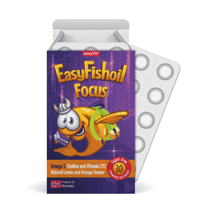Easy Fish Oil Focus 30 Chewable Gels