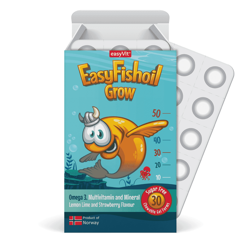 Easy Fish Oil Grow 30 Chewable Gels