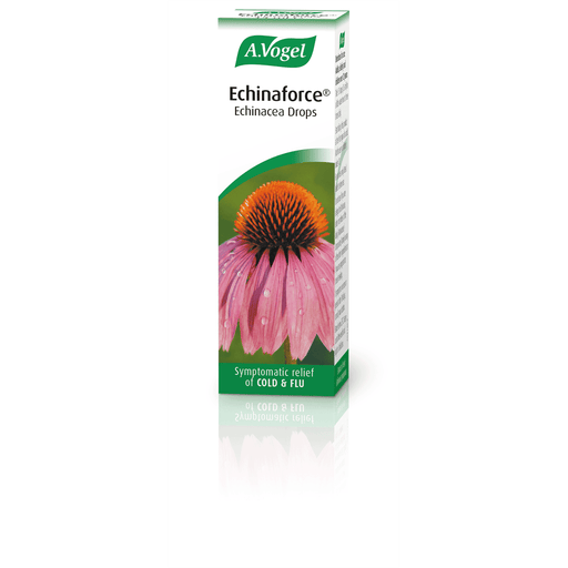 A Vogel Echinaforce Echinacea Drops 15ml bottle showing the label and dropper cap on a white background.