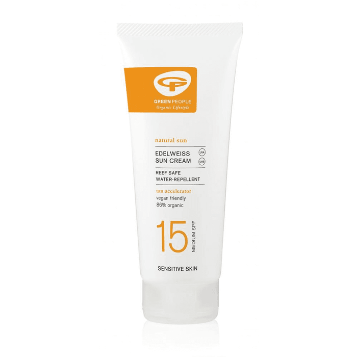 Green People Edelweiss Sun Cream 15 Medium SPF (Sensitive) 200ml