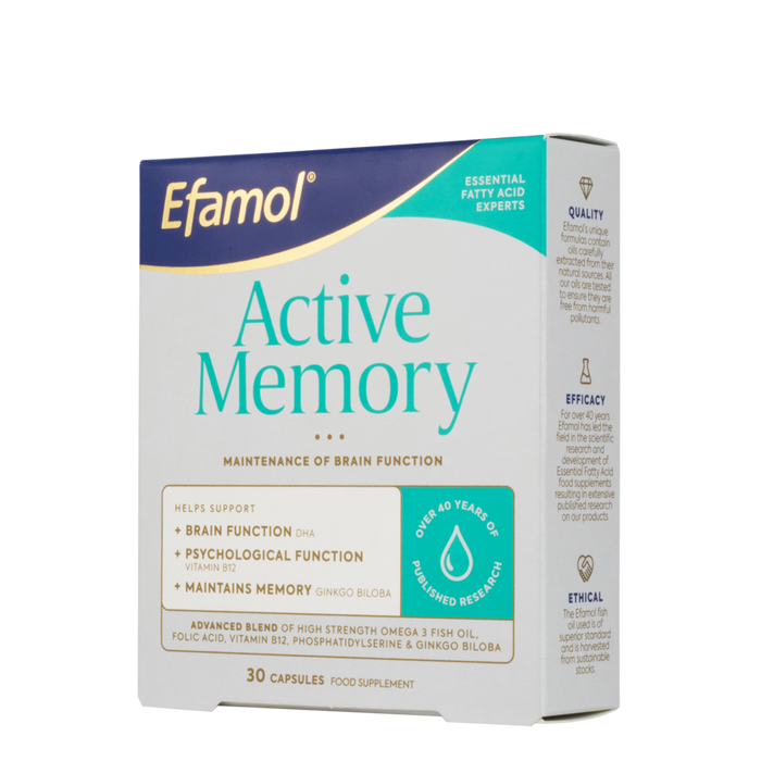 Efamol Active Memory 30's - Dennis the Chemist