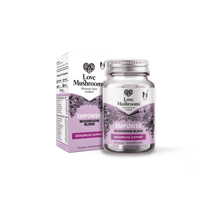 Love Mushrooms Empower Mushroom Blend Menopause Support 60s