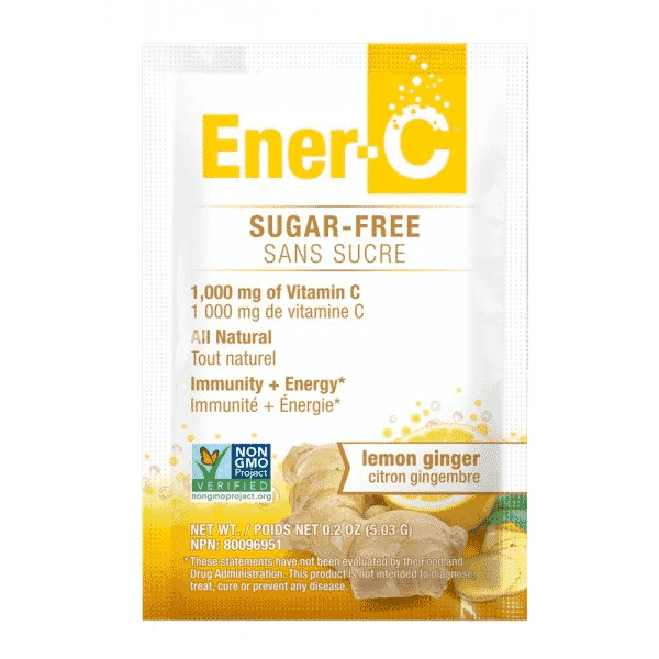 Ener-Life Ener-C Sugar-Free Lemon Ginger 30 Sachets