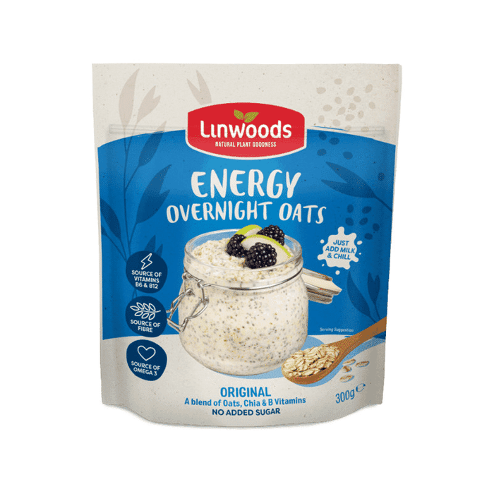 Linwoods Energy Overnight Oats Original 300g