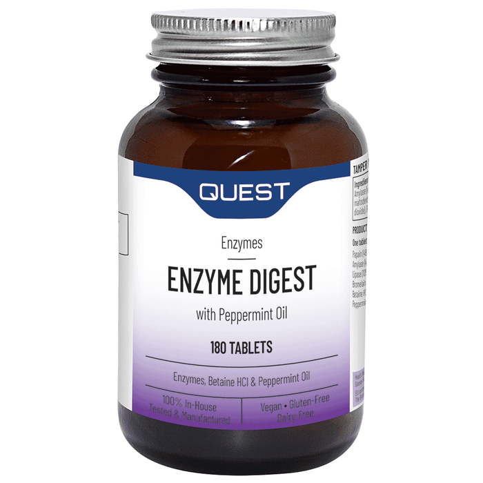 Quest Vitamins Enzyme Digest with Peppermint Oil 180s