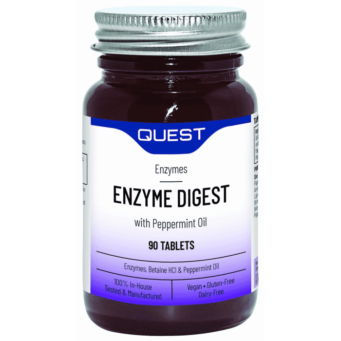 Quest Vitamins Enzyme Digest with Peppermint Oil 90s
