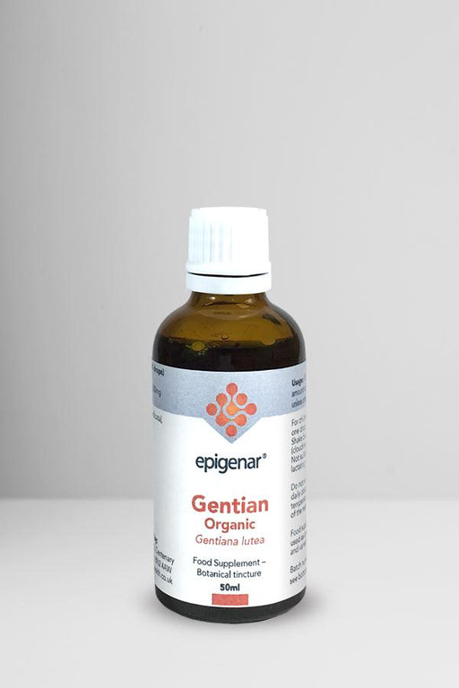 Epigenar Gentian (Gentiana lutea) Tincture 50ml (Organic) - Dennis the Chemist