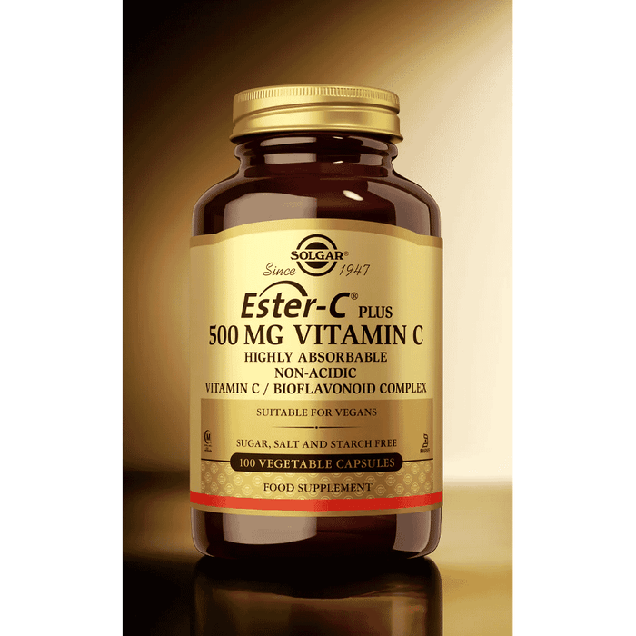 Solgar Ester-C Plus 500mg Vitamin C 100 Vegetable Capsules