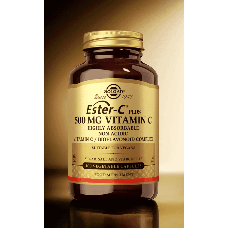 Solgar Ester-C Plus 500mg Vitamin C 100 Vegetable Capsules
