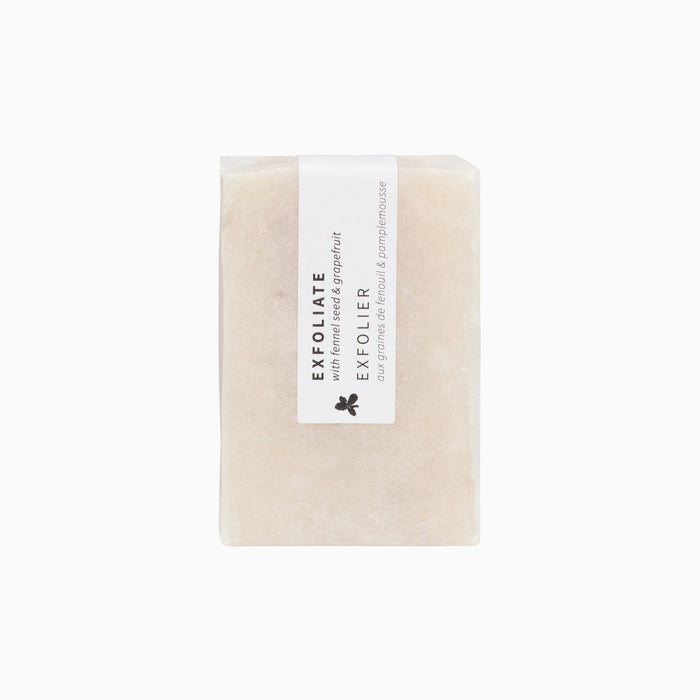 Aqua Oleum Exfoliate Soap Bar with Fennel Seed & Grapefruit 95g