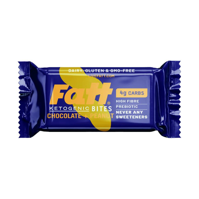 Fatt Chocolate + Peanut Bites 35g