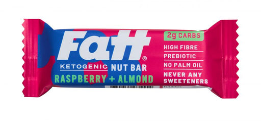 Fatt Raspberry + Almond Nut Bar 30g - Dennis the Chemist